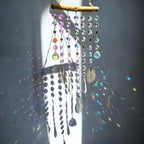 13-Inch Crystal Leaf Suncatcher Rainbow Maker
