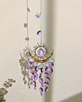 Prism Window Suncatcher Sun Moon Crystal Rainbow Maker