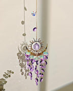 Prism Window Suncatcher Sun Moon Crystal Rainbow Maker