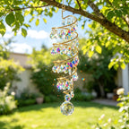 19 Crystal Spiral Suncatcher Wind Spinner