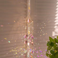 Amethyst Crystal Suncatcher Rainbow Maker Hanging Decor